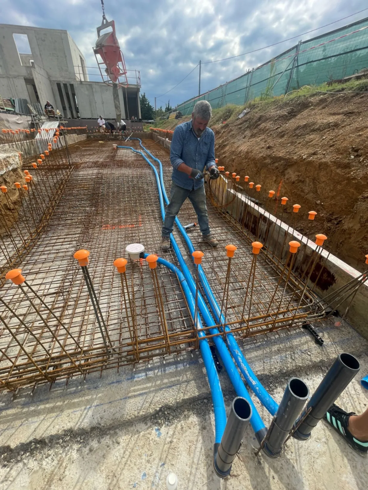 Piscine de propriété rénovée en PVC armé à Saint-Tropez (Var 83)