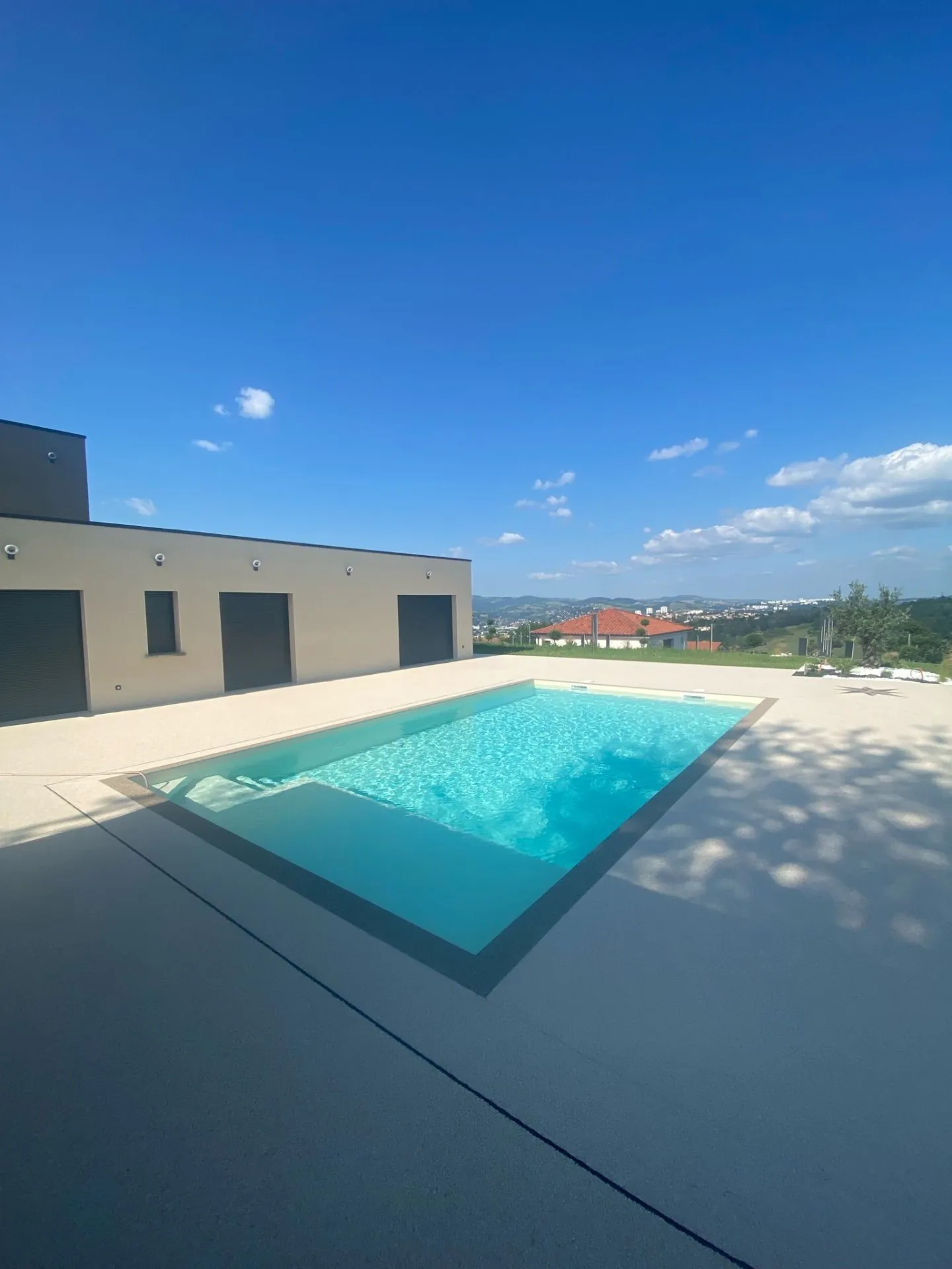 Remplacement de liner par une membrane PVC armé à Aix-les-Bains (73)